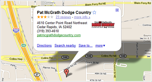 Dodge Country Map