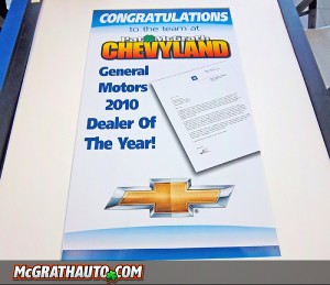 Pat McGrath Chevyland - Dealer of the Year Banquet