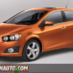 2012 Orange Chevy Sonic Hatchback