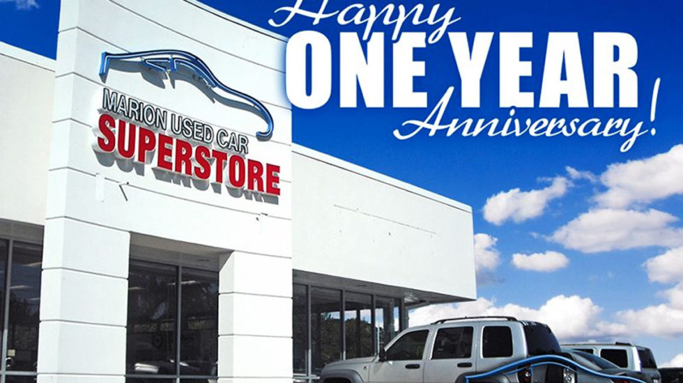 Marion Used Car Super Store Birthday