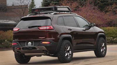 Rear design of the Jeep Cherokee