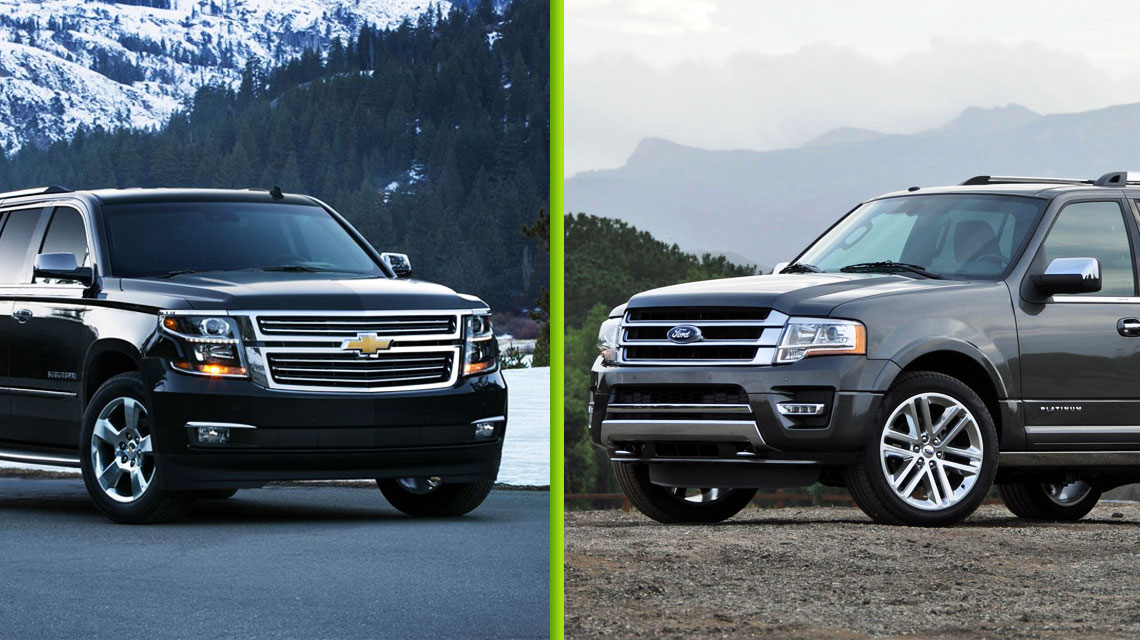 SUV Comparison 2015 Ford Expedition vs 2015 Chevy Suburban McGrath