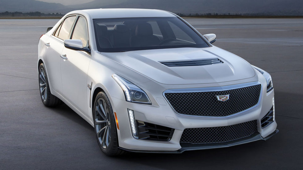 2016 Cadillac v-series white frost edition