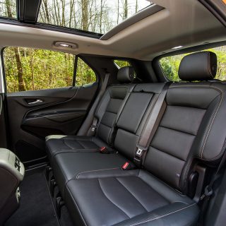 Backseat of 2018 Chevy Equinox