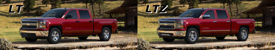 Chevy Silverado LT vs LTZ