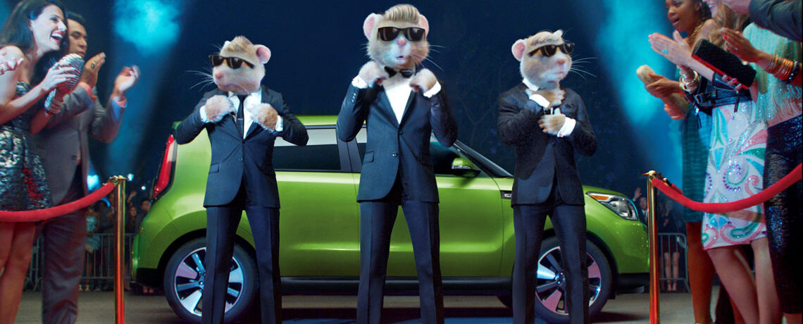 Kia Hamsters on the red carpet