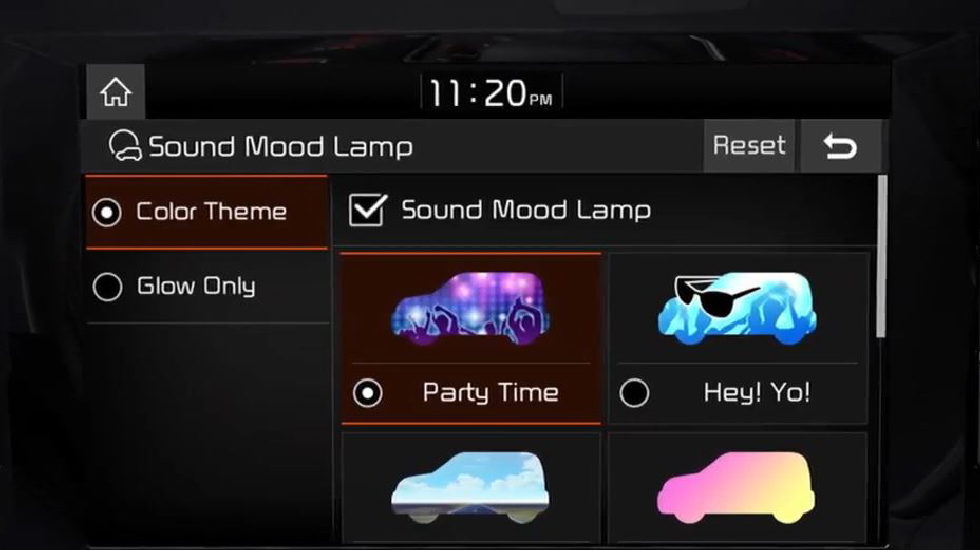 2020 Kia Soul Mood light options