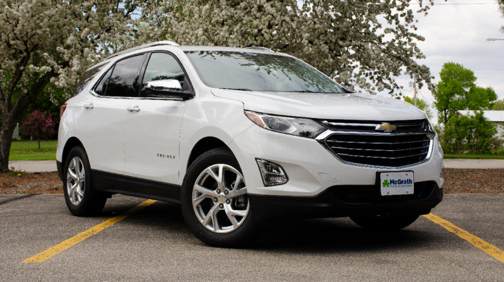 2019 Chevy Equinox in a park