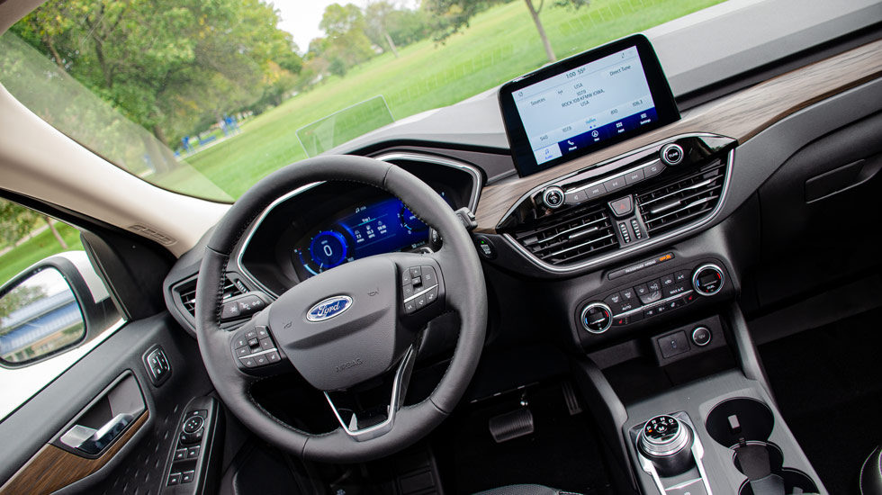 inside the 2020 Ford Escape