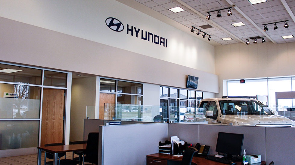McGrath Hyundai interior