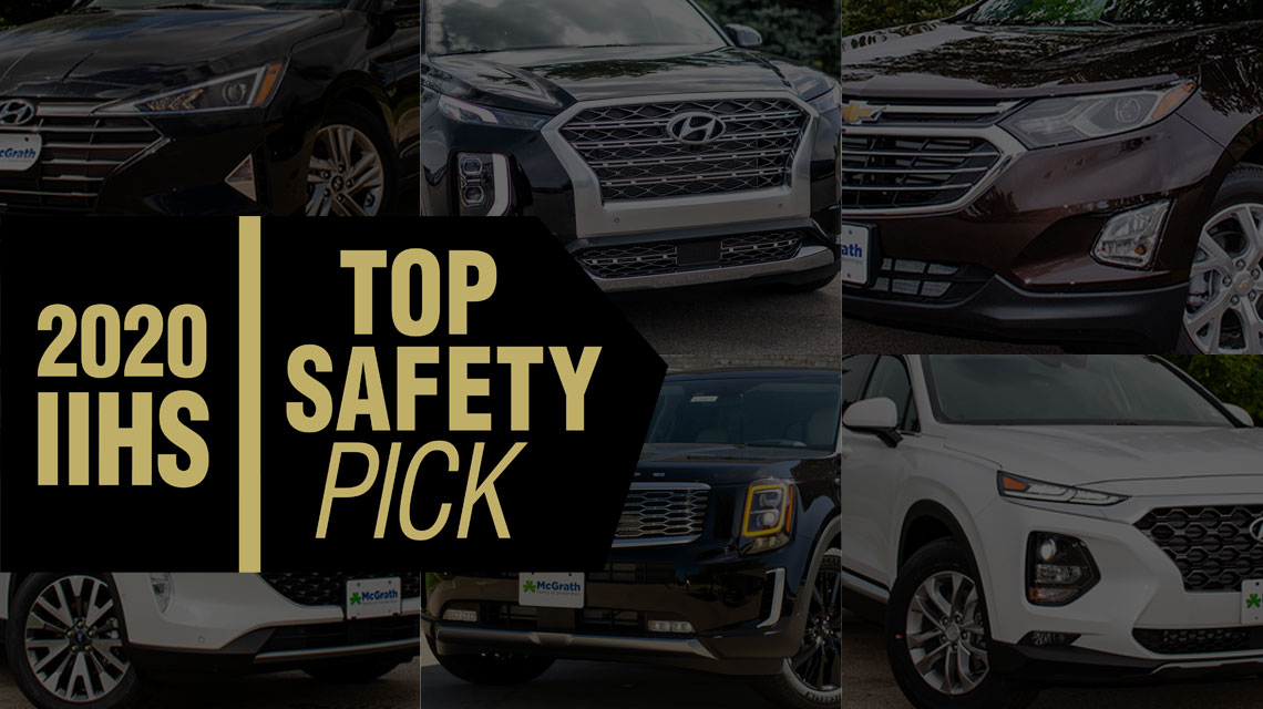 IIHS Top Safety Pick Award Winners for 2020 Available at McGrath