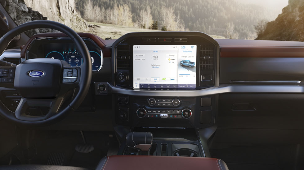 12-inch touchscreen in F-150